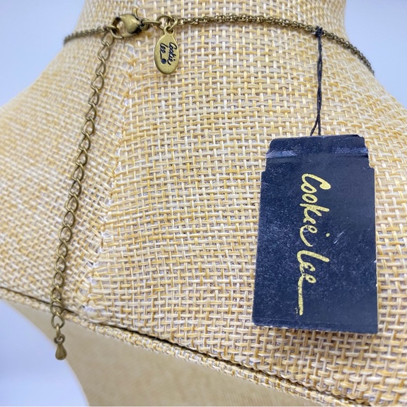 Cookie Lee Teardrop Necklace Vintage - New Old Stock - Picture 3 of 5